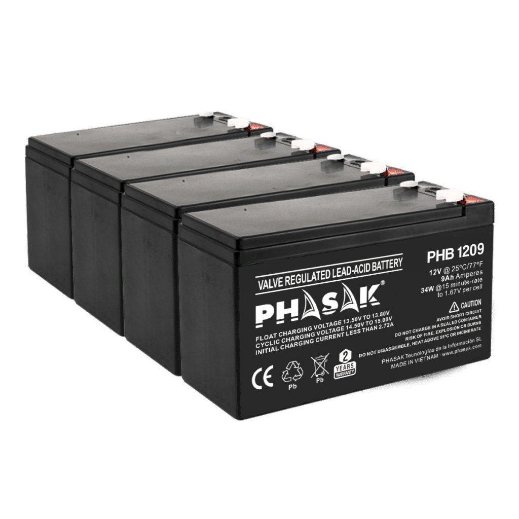 Batería Phasak Phb 1209 Compatible Con Sai Ups Phasak Según Especificaciones