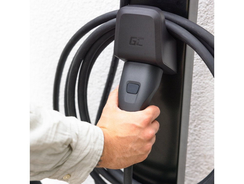 Green Cell Evgcakhh1 Habu Holder Soporte De Cable De Carga Ev Para Enchufe Tipo 2