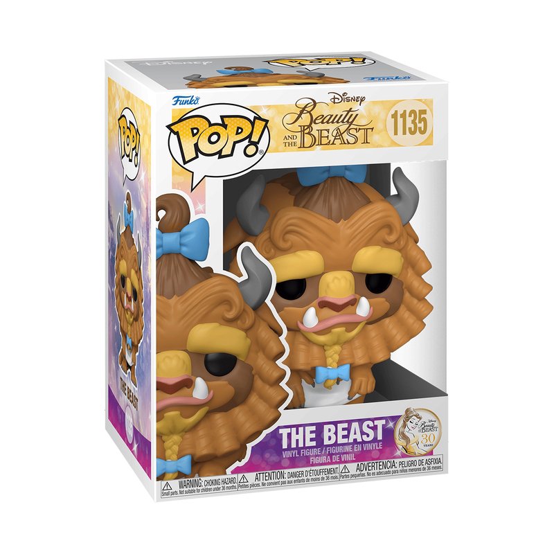 Figura Pop Disney La Bella Y La Bestia Beast With Curls