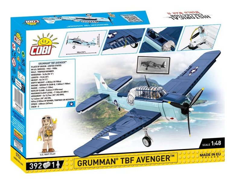 EAN 5902251057527 - COBI Grumman TBF Avenger imagen 9
