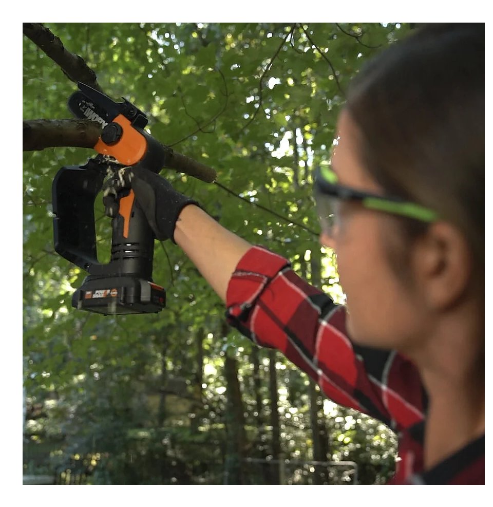 Worx Compact Chainsaw Cordless 20v Con Bateríapack And Charger (Wg324e)