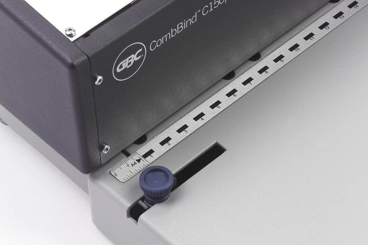 EAN 0013465271106 - GBC CombBind C150Pro Encuadernadora de canutillo 450 hojas Aluminio, Negro imagen 8