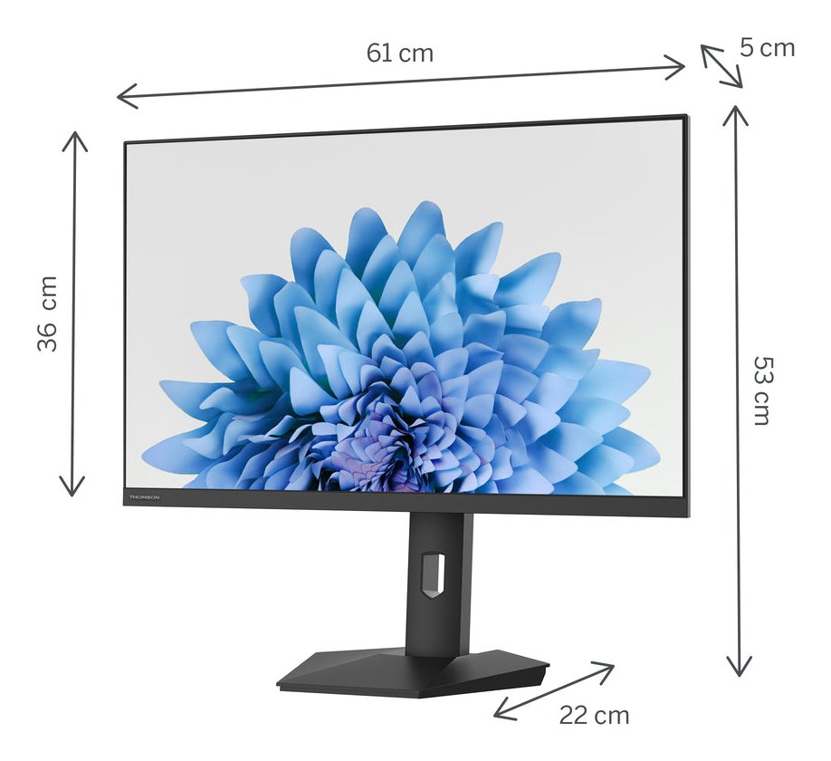 Thomson M27fb5c15 Pantalla Para Pc 68,6 Cm (27") 1920 X 1080 Pixeles Full Hd Negro