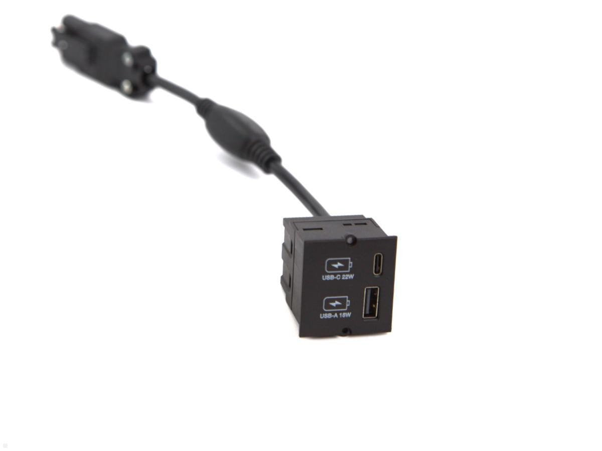 Bachmann 917.227 Toma De Corriente Usb A + Usb C Negro