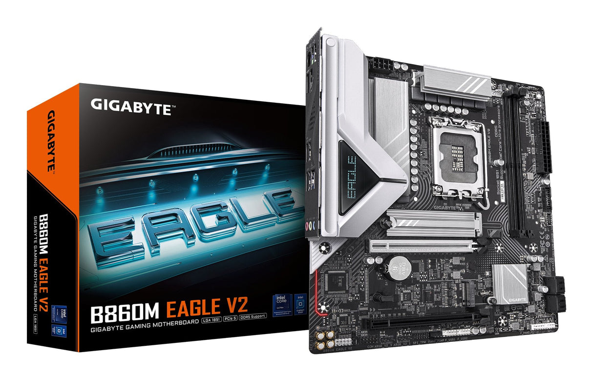 EAN 4719331869656 - GIGABYTE B860M EAGLE V2 placa base Intel B860 LGA 1851 (Socket V1) micro ATX imagen 1