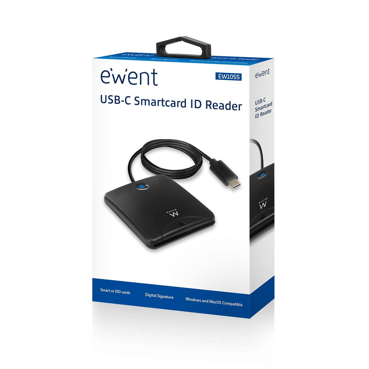 EAN 8054392612343 - Ewent EW1055 lector de tarjeta inteligente Interior USB USB 3.2 Gen 1 (3.1 Gen 1) Negro imagen 4
