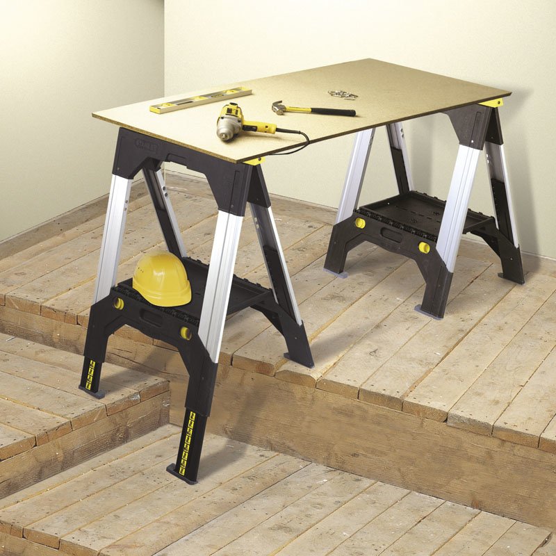 EAN 3253561929809 - Stanley 1-92-980 caballete 2 pieza(s) Aluminio Plegable imagen 4
