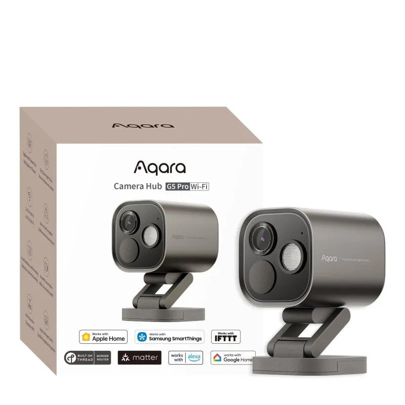 EAN 6975833357710 - Aqara Camera Hub G5 Pro Wi-Fi Shadow Gray imagen 2