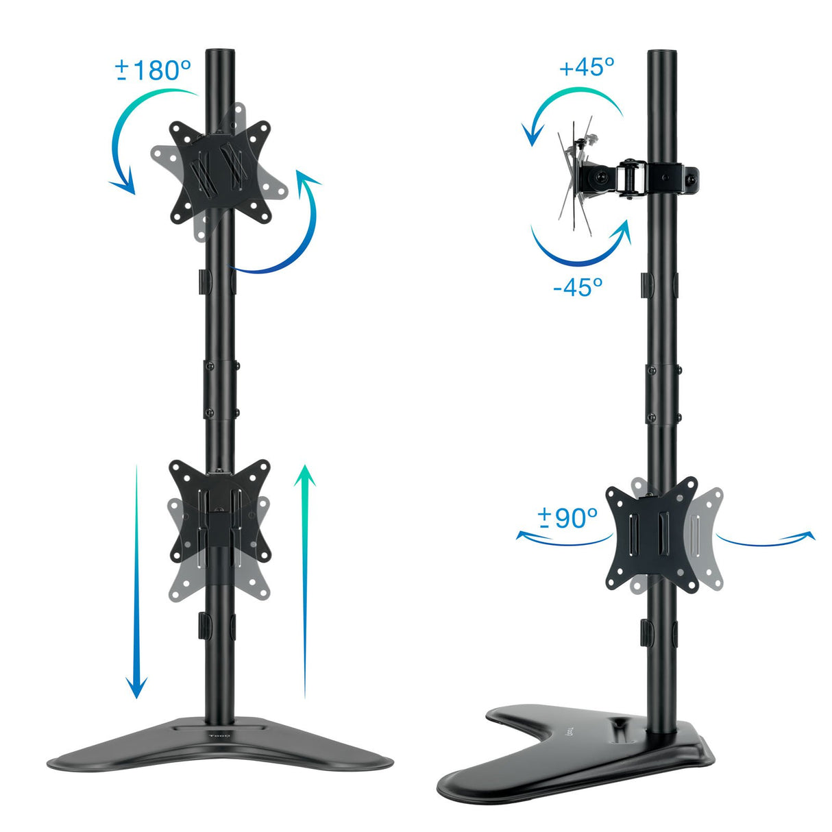 EAN 8433281012035 - TooQ DB1703TNV-B soporte para monitor 81,3 cm (32") Escritorio Negro imagen 2