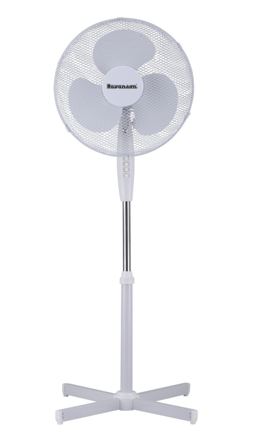 Ventilador De Pie Ravanson Wt-1040s (Blanco-Gris)