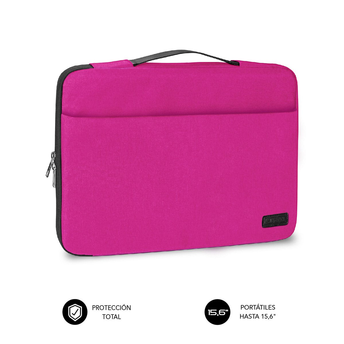 EAN 8436586741808 - SUBBLIM SUB-LS-0TS0101 maletines para portátil 39,6 cm (15.6") Rosa imagen 1
