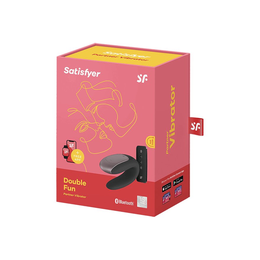 Satisfyer - Double Fun Partner Vibrador Negro