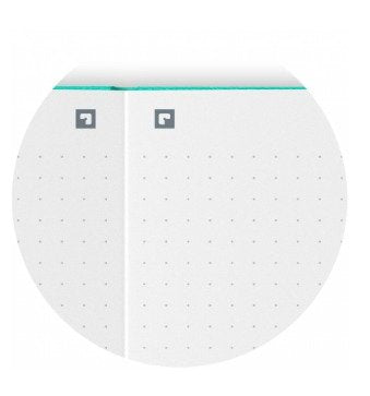 Oxford Libreta Cosida Signature T. Flexible A5 104h Dots Turquesa