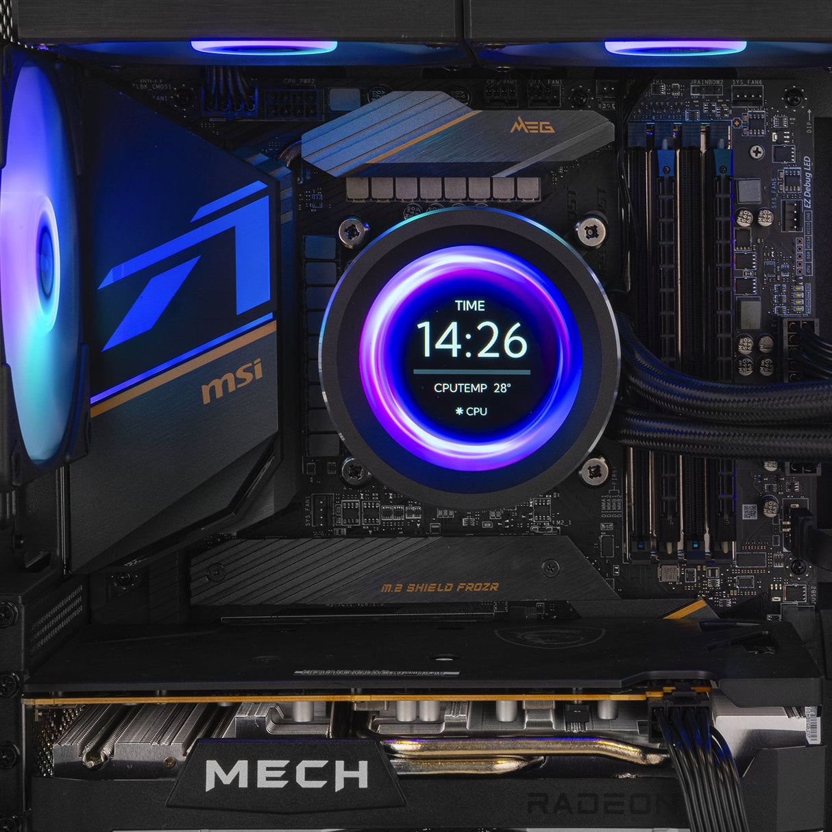 EAN 8436587975042 - NOX Hummer X-360 LCD Procesador Refrigerador de aire 12 cm Negro 1 pieza(s) imagen 6