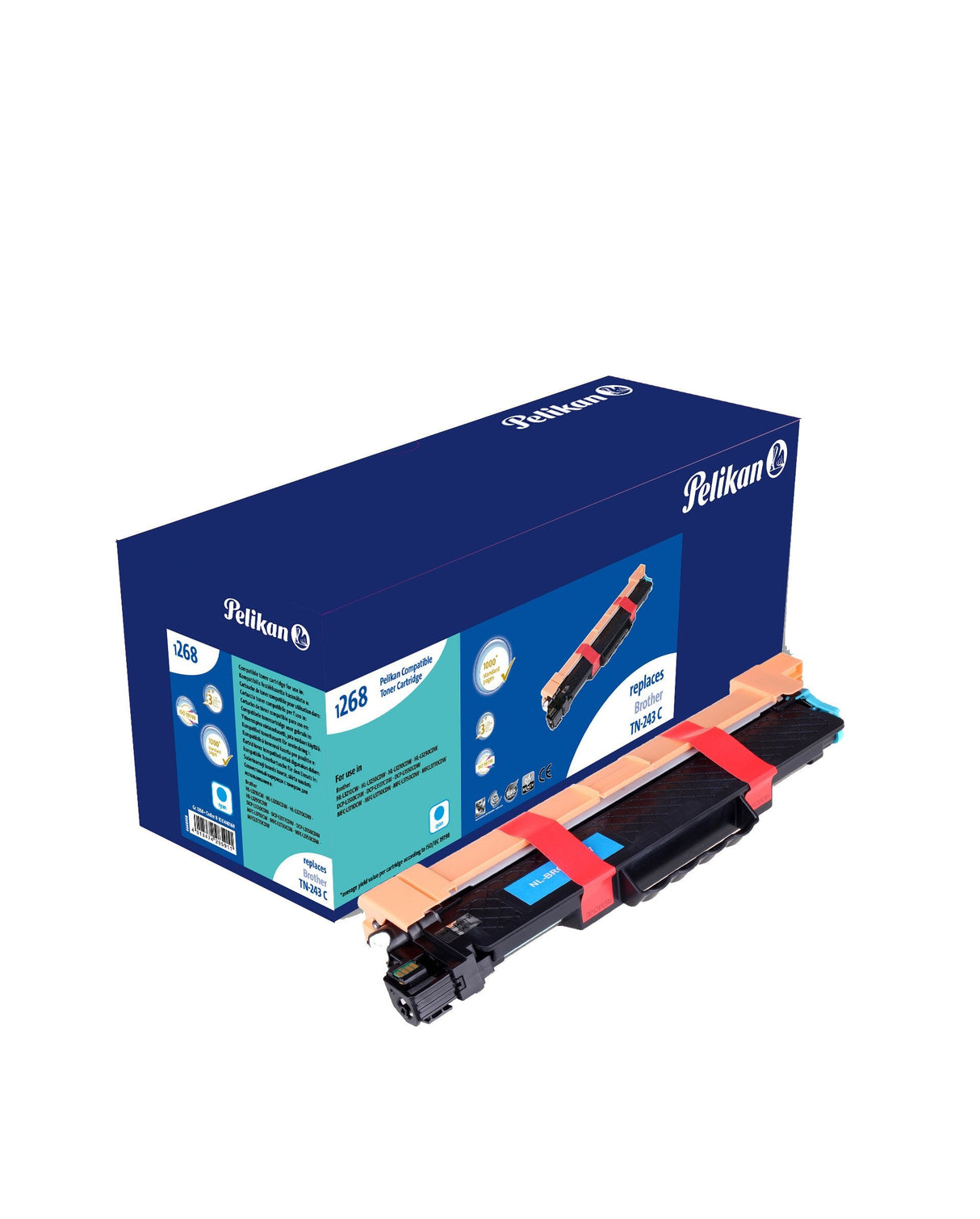 Pelikan Tóner Compatible Para Brother Tn-243c Cyan Kompatibel