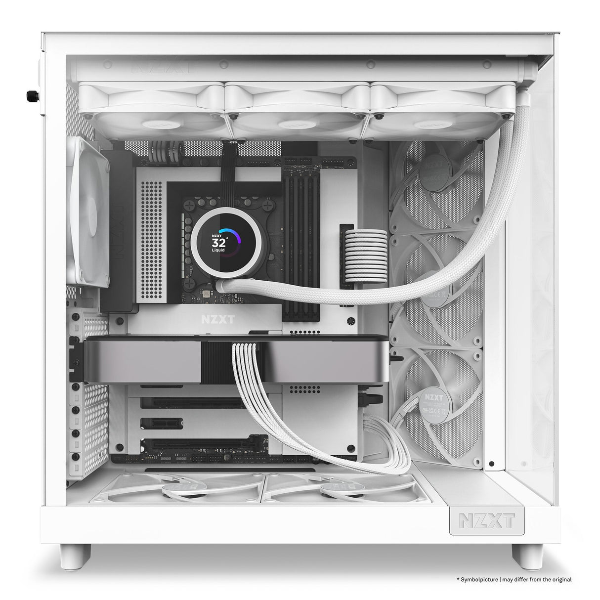 EAN 5056547204048 - NZXT H6 Flow Midi Tower Blanco imagen 13