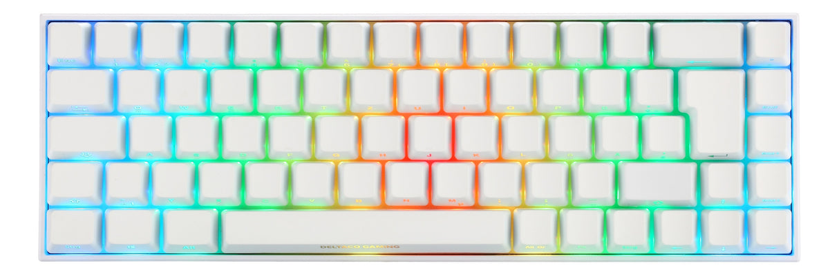 Deltaco Gaming Teclado Wk95r Wireless, Rgb, Blanco