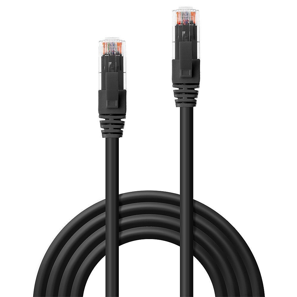 Cable Lindy Cat.6 U/Utp Lszh 0.3m Black