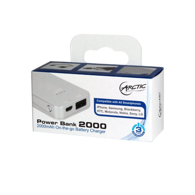 EAN 0872767006522 - ARCTIC Power Bank 2000 Polímero de litio 2000 mAh Plata imagen 7