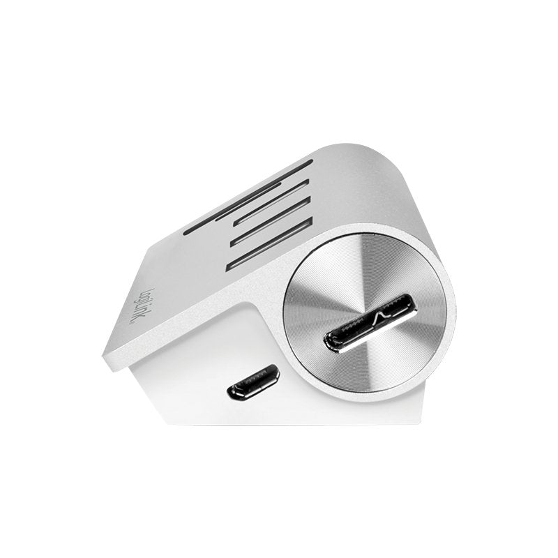 Hub Logilink Cr0045 De Interfaz Usb 3.2 Gen 1 (3.1 Gen 1) Type-A 5000 Mbit/S Plata