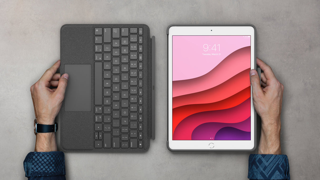 Logitech Combo Touch Grafito Smart Connector Qwertz Suizo