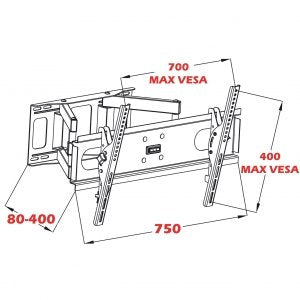 EAN 5902115404276 - ART RAMT AR-52 soporte para TV imagen 6
