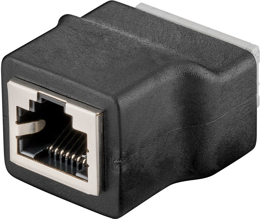 Goobay 76737 Cambiador De Género Para Cable Rj-45 8-Pin Negro