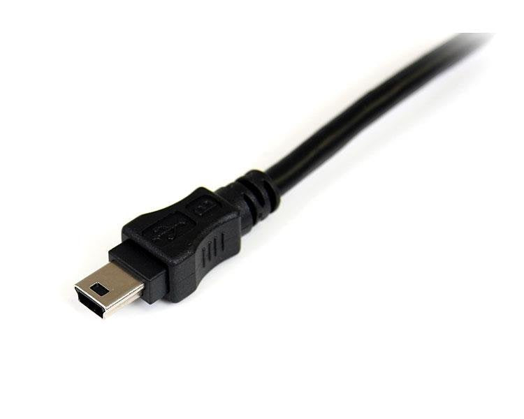 EAN 0065030839174 - StarTech.com USB2HABMY6 cable USB Mini-USB B 2 x USB A 0,48 Gbit/s Negro, Rojo imagen 3
