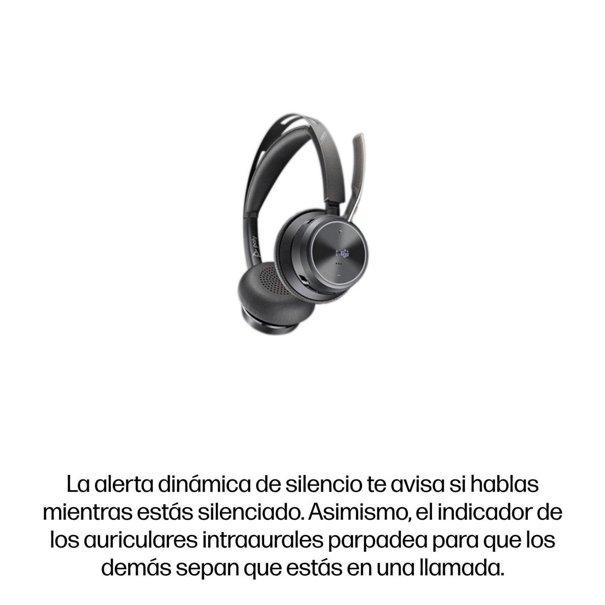 EAN 0198415336545 - HP Poly Voyager Focus 2-M USB-C-C Headset USB-C/A Adapter Charging Stand Customer Special 1 imagen 6