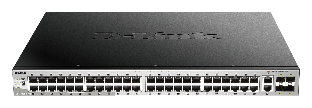 EAN 0790069469992 - D-Link DGS-3130-54PS/E switch Gestionado L3 Gigabit Ethernet (10/100/1000) Energía sobre Ethernet (PoE) G imagen 1