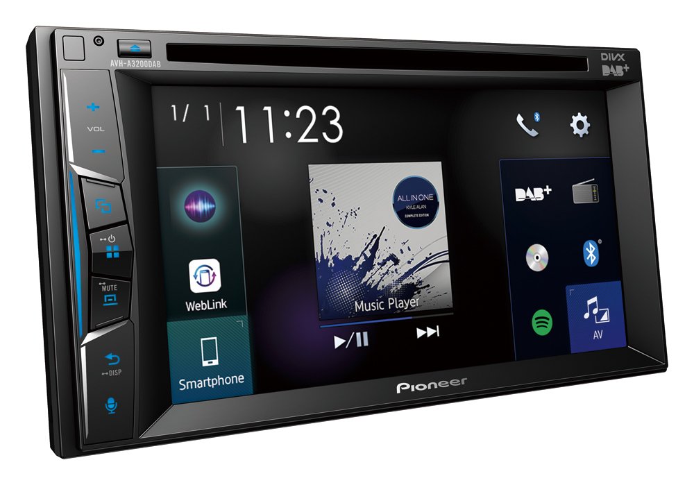 Pioneer Avh-A3200dab Receptor Multimedia Bluetooth/Cd/Spotify/Android/Ios 6.2" Táctil