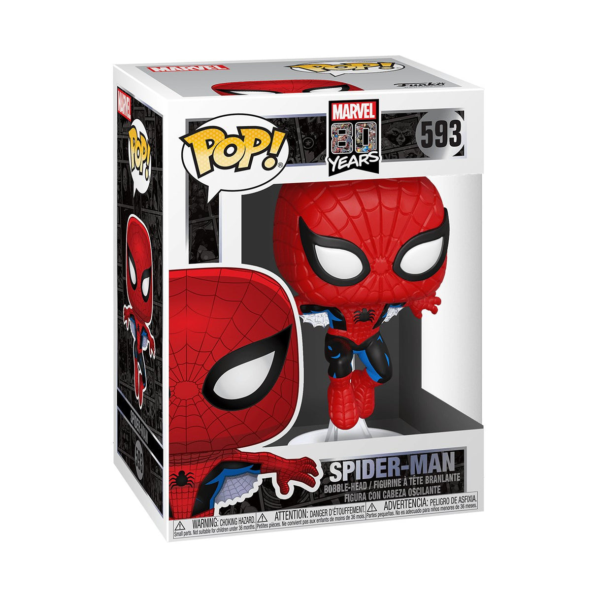 Figura Pop Marvel 80th First Appearance Spiderman