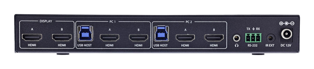 Inline Kvm Switch, 2x1 ,Hdmi 8k/60hz, Dual Monitor , Usb 3.2 Hub