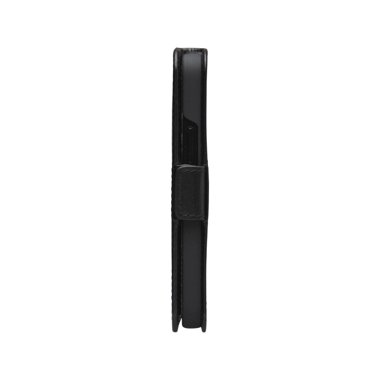 Dbramante1928 Copenhagen Slim Funda Con Tapa Para Teléfono Móvil Cuero De Grano Entero Negro Para Apple Iphone 12 Mini