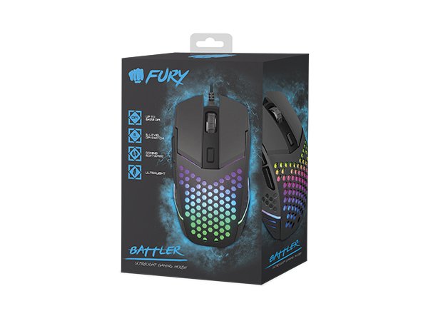 EAN 5901969426243 - FURY Battler ratón Juego mano derecha USB tipo A Óptico 6400 DPI imagen 6