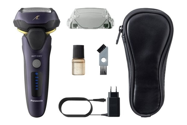 Panasonic Es-Lv67-A803 Depiladora Para La Barba Mojado Y Seco Negro, Púrpura