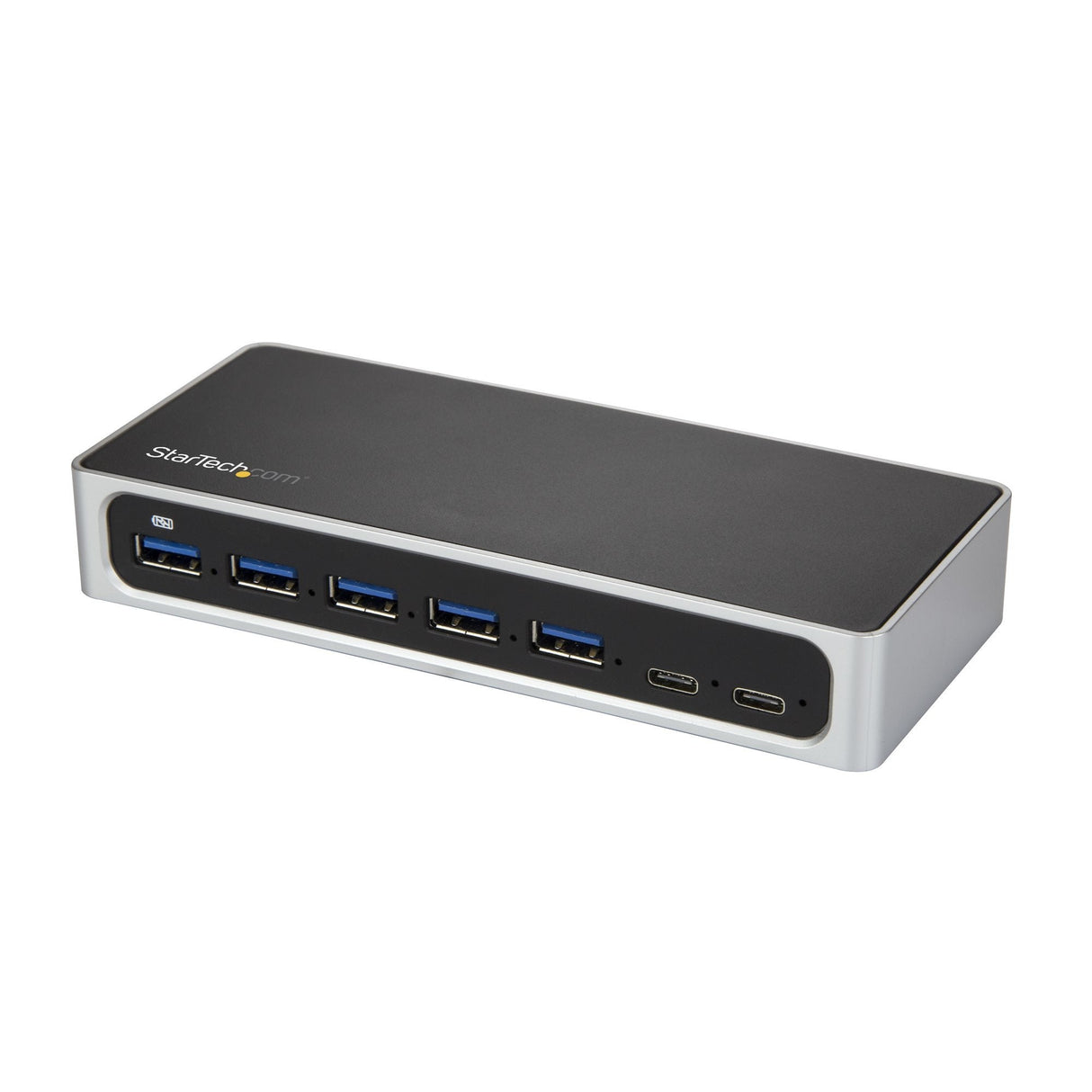 EAN 0065030868273 - StarTech.com HB30C5A2CSC hub de interfaz USB 3.2 Gen 1 (3.1 Gen 1) Type-B 5000 Mbit/s Negro, Plata imagen 1
