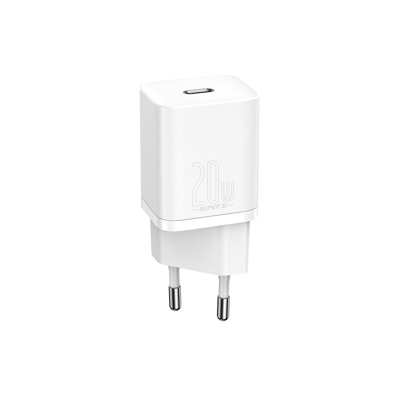 EAN 6953156230064 - Baseus TZCCSUP-B02 cargador de dispositivo móvil Universal Blanco Corriente alterna Carga rápida Interior imagen 2