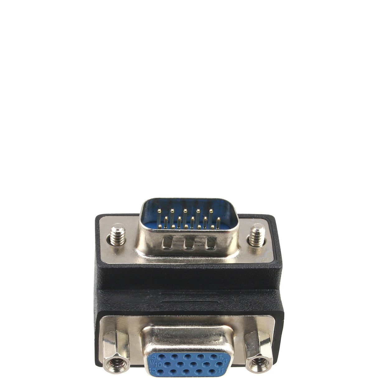 Adaptador Inline Vga 90° 15 Pines Macho A Hembra