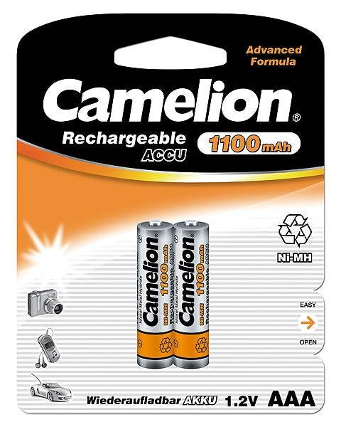Pilas Recargables Camelion Aaa 1100 Mah (2 Pcs)