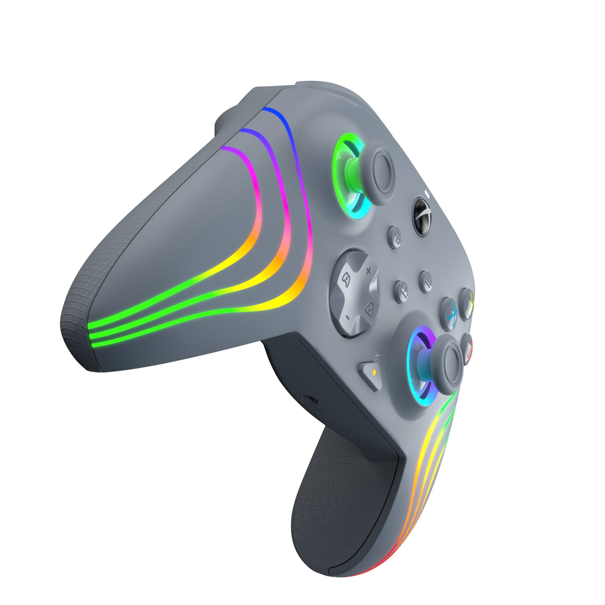 Mando Pdp Afterglow Wave Alámbrico, Gamepad (Gris, Para Xbox Y Pc)
