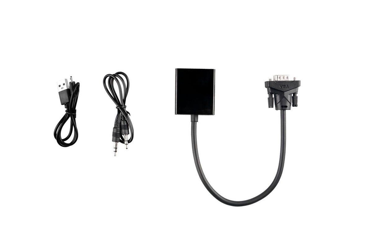 Microconnect Mongghdmi Adaptador De Cable De Vídeo 0,3 M Hdmi Tipo A (Estándar) Vga (D-Sub) Negro