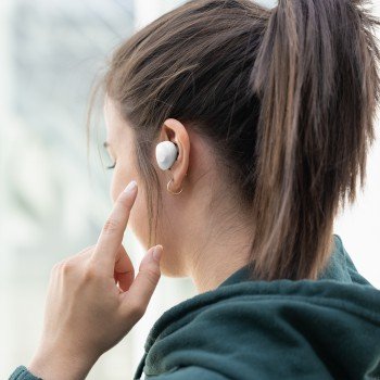 Auriculares Hama Freedom Buddy True Wireless Stereo (Tws) Bluetooth Gris Claro, Blanco