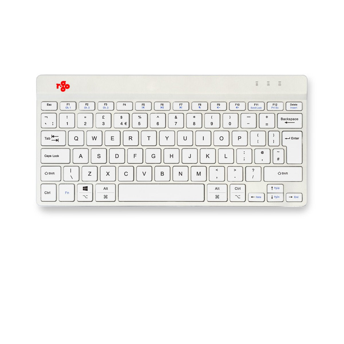 EAN 8719274492108 - R-Go Tools RGOCOUKWLWH teclado Oficina Inglés del Reino Unido imagen 7