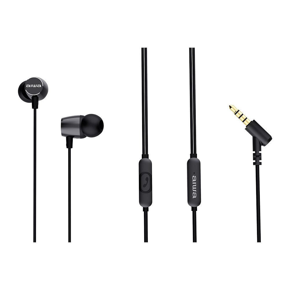 EAN 8435256811124 - Aiwa ESTM-30BK auricular y casco Auriculares Alámbrico Dentro de oído Llamadas/Música/Deporte/Uso diario imagen 2