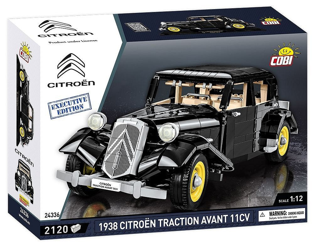 Juguete De Construcción Cobi Citroen Traction Avant 11cv 1938 - Executive Edition, Escala 1:12 300723