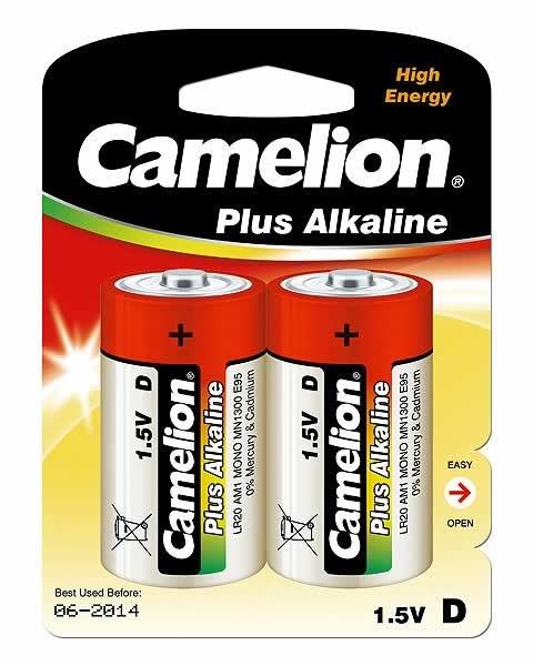 Pilas Camelion D Lr20, Plus Alkaline, 2 Pc(S)