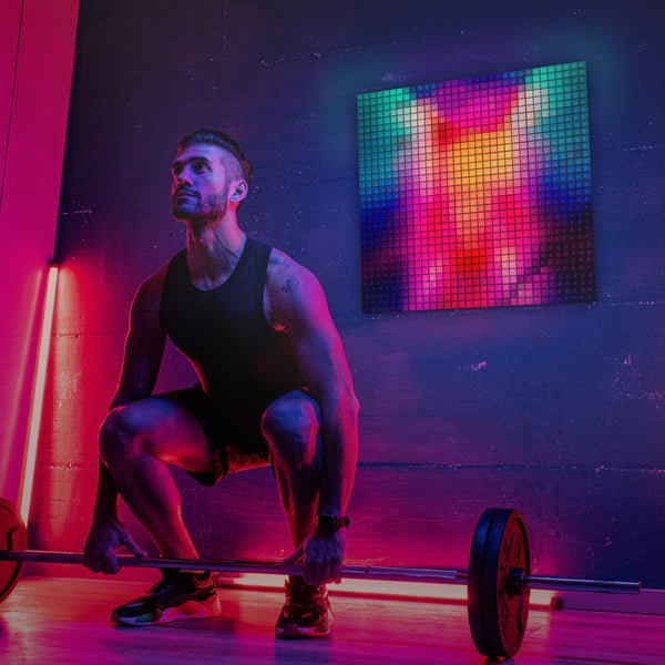 Twinkly Squares Panel Inteligente Negro Wi-Fi/Bluetooth