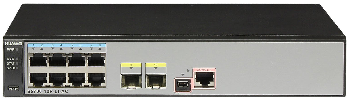 EAN 6901443013784 - Huawei S5700-10P-LI-AC Gestionado L2/L3 Gigabit Ethernet (10/100/1000) Negro imagen 2