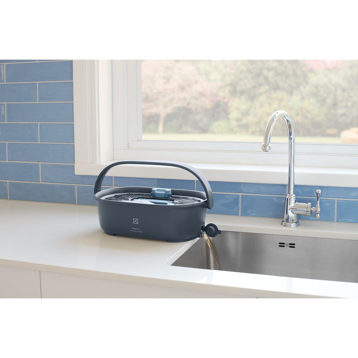 Electrolux Eppcs2 Cleaning Station For Robot Vacuum Cleaner Electrolux Power Pro Eppcs2, Blue